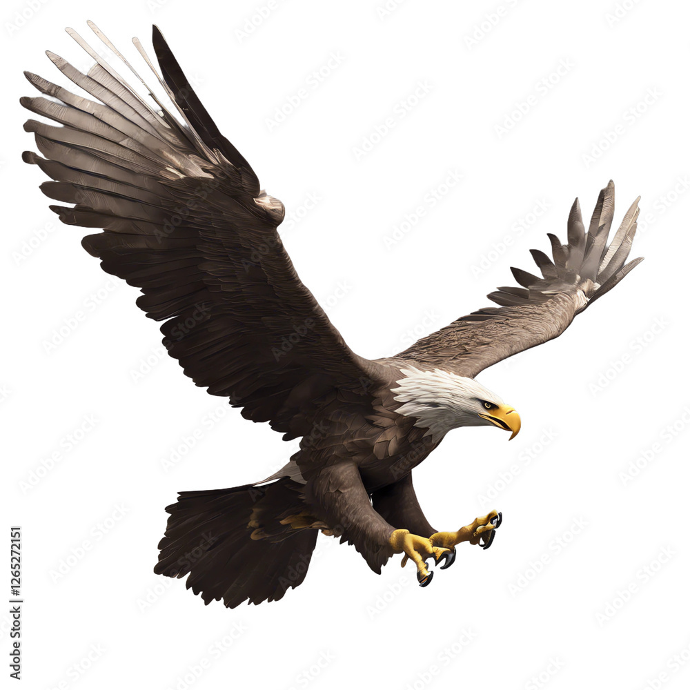 bald eagle in flight No Background bald eagle in flight No Background