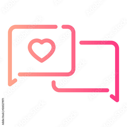 chatting app gradient icon