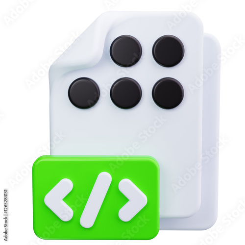 Compiler 3d render icons