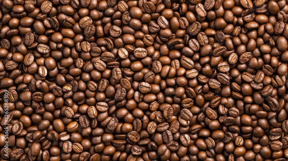 Roasted coffee beans background texture Roasted coffee beans background texture