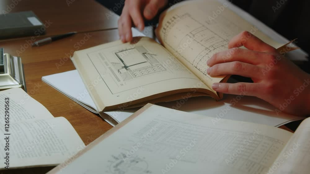 Exploring historical documents and technical diagrams for deeper understanding and insights. Media