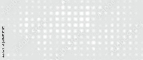 Dot white gray wave light technology texture background. Abstract big data digital concept