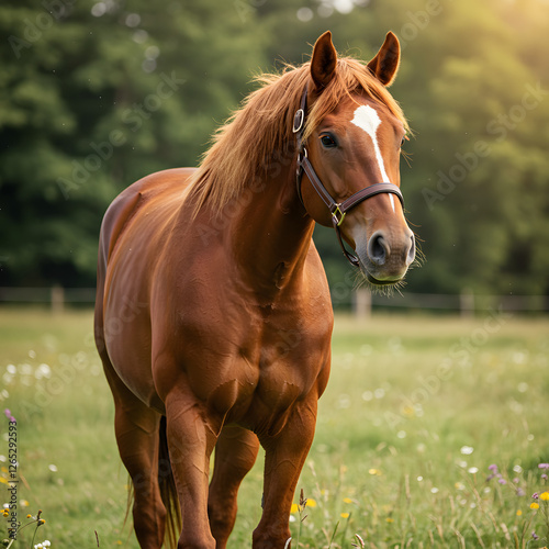 Brown horse