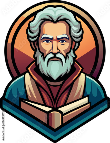 logo vecchio saggio filosofo 01