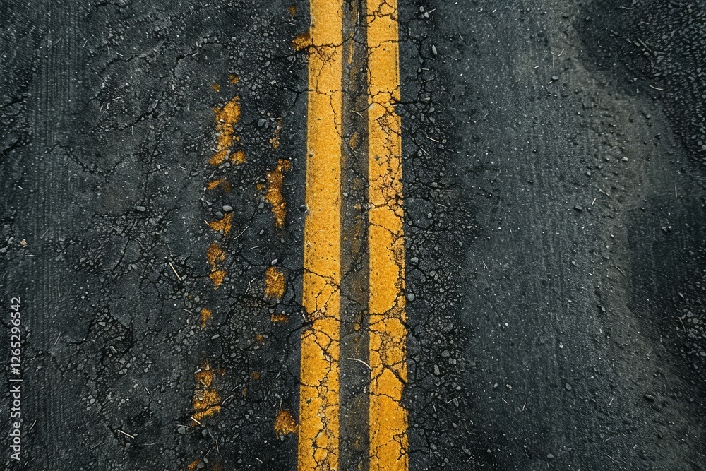 Fototapeta premium asphalt road grey surface. Detailed photo textured background