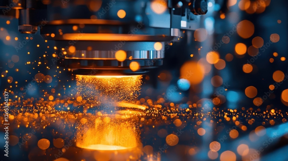 Obraz premium High-resolution images, close-up of an ultra-high-resolution photograph being printed, fine details visible