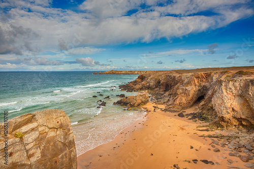 Cote Sauvage, the western coast of Quiberon peninsula
