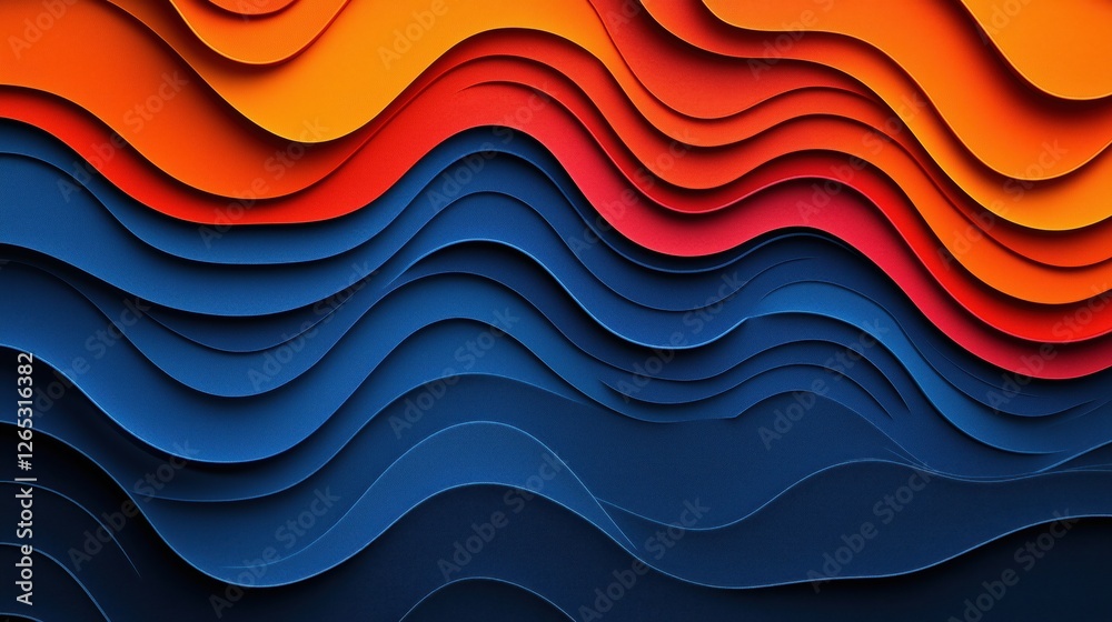 3D geometric background with gradient 3D geometric background with gradient