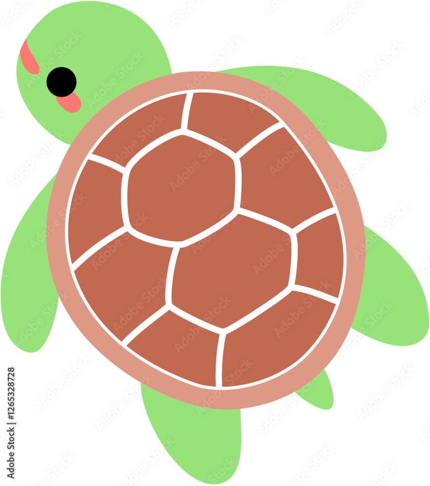 Obraz premium Turtle Cute illustration