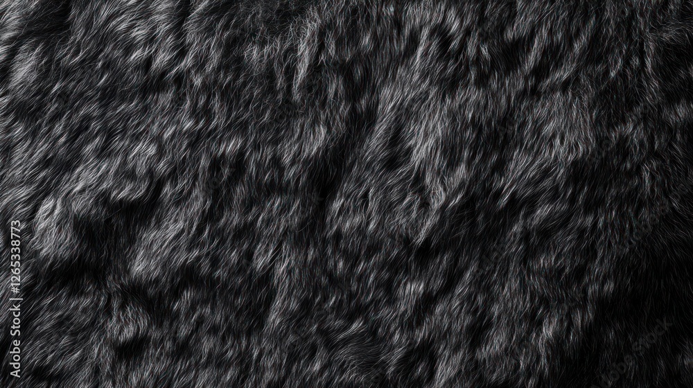 Naklejka premium Gray fur texture background, fabric closeup