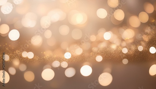 defocused abstract bokeh background beige pastel colored flare from lights beige monochrome photo blurred round bokeh as holiday fon celebration wallpaper glittering aesthetic pattern