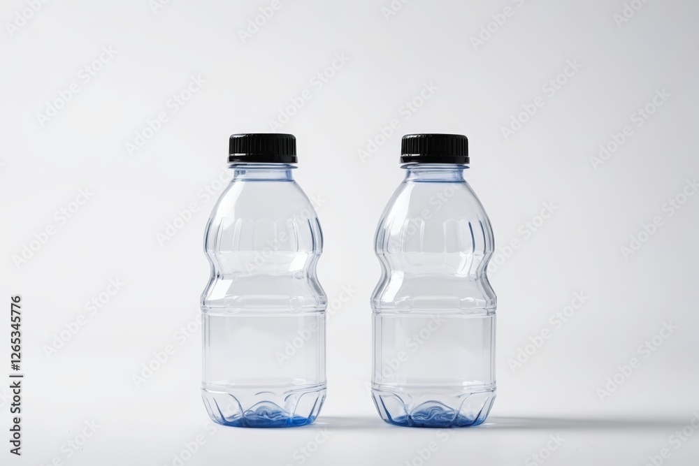 there are two bottles of water sitting next to each other there are two bottles of water sitting next to each other