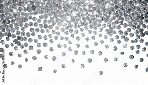 silver sparkling confetti rhinestones diamonds overlay png background
