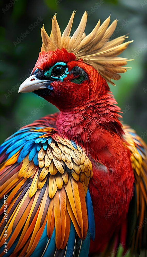 Fototapeta premium blue and yellow macaw ara ararauna