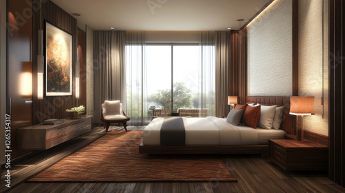 Textures and Materials: Wall Finishes, Flooring, Windows, and Curtains for Stylish Interiors.