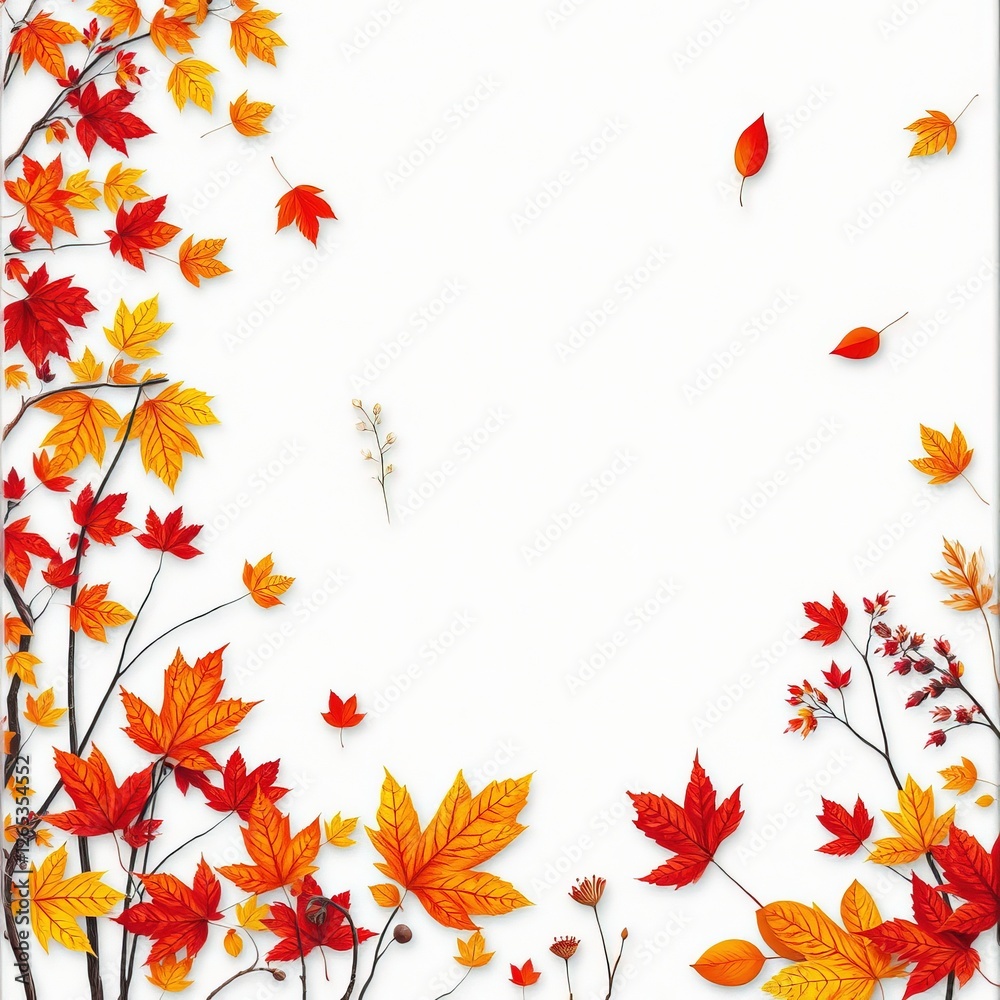 Autumnal Canvas: A Tapestry of Nature's Hues Autumnal Canvas: A Tapestry of Nature's Hues