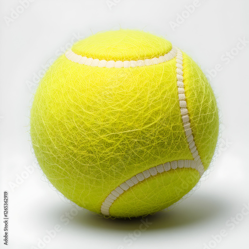 tennis ball isolated on white background
