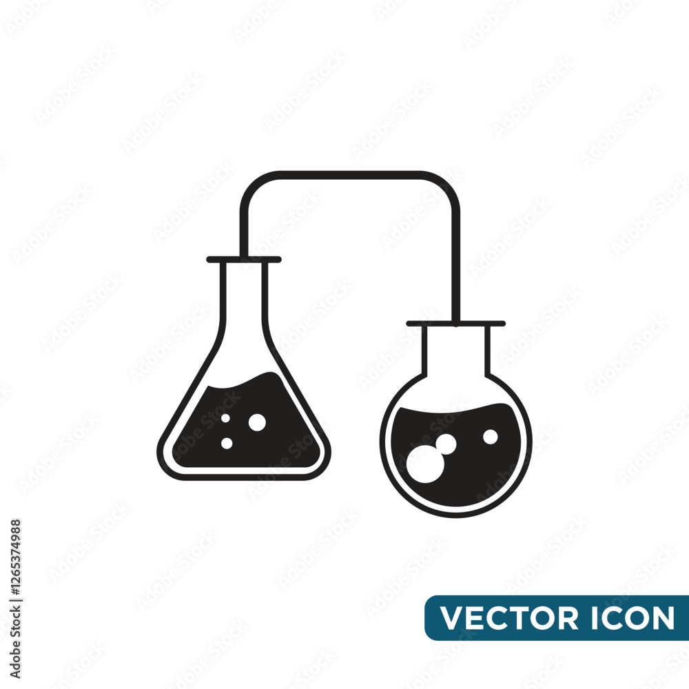 Simple Chemical Icon Design Template Simple Chemical Icon Design Template