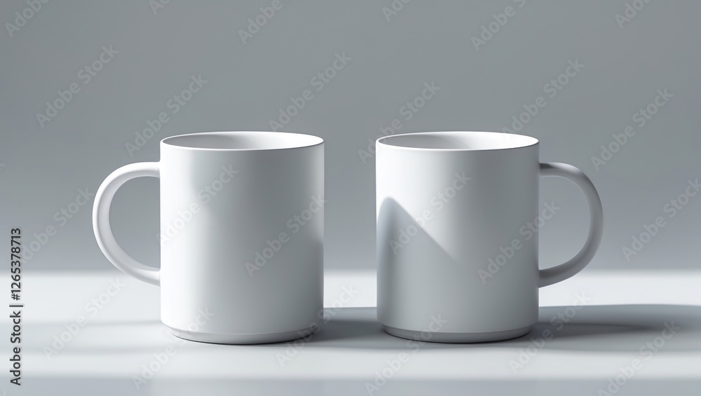 two white cups two white cups