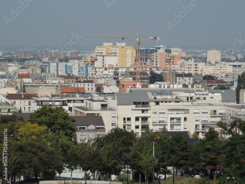 View of Le Pré-Saint-Gervais and Les Lilas - Banlieue Est - Seine-Saint-Denis