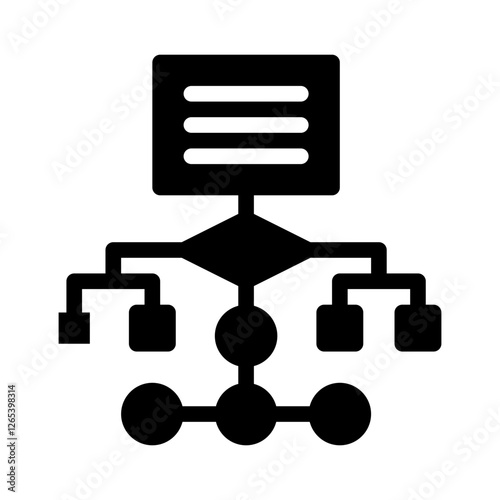 hierarchy glyph icon