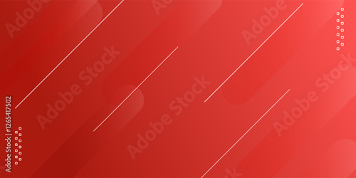 Red abstract background with geometric shapes, dynamic lines, and minimalist patterns. Perfect for web, graphic design, or print projects wanting a bold and modern aesthetic.