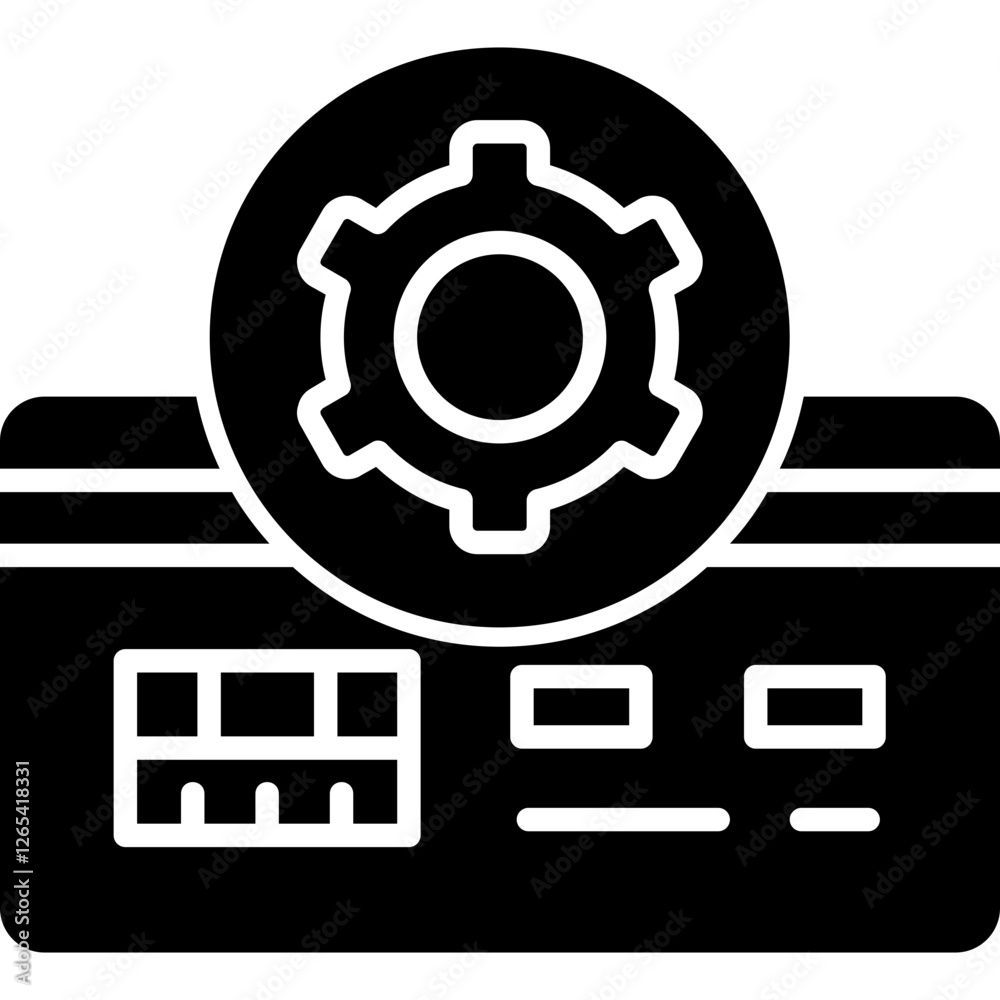 Credit Card Configuration Icon Credit Card Configuration Icon