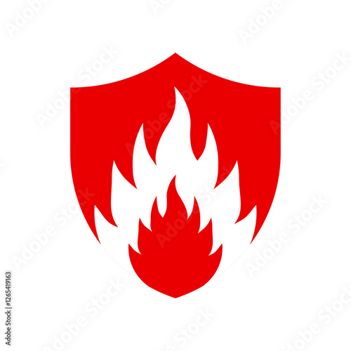 Fire shield icon