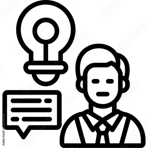 Collaborative Brainstorm Icon