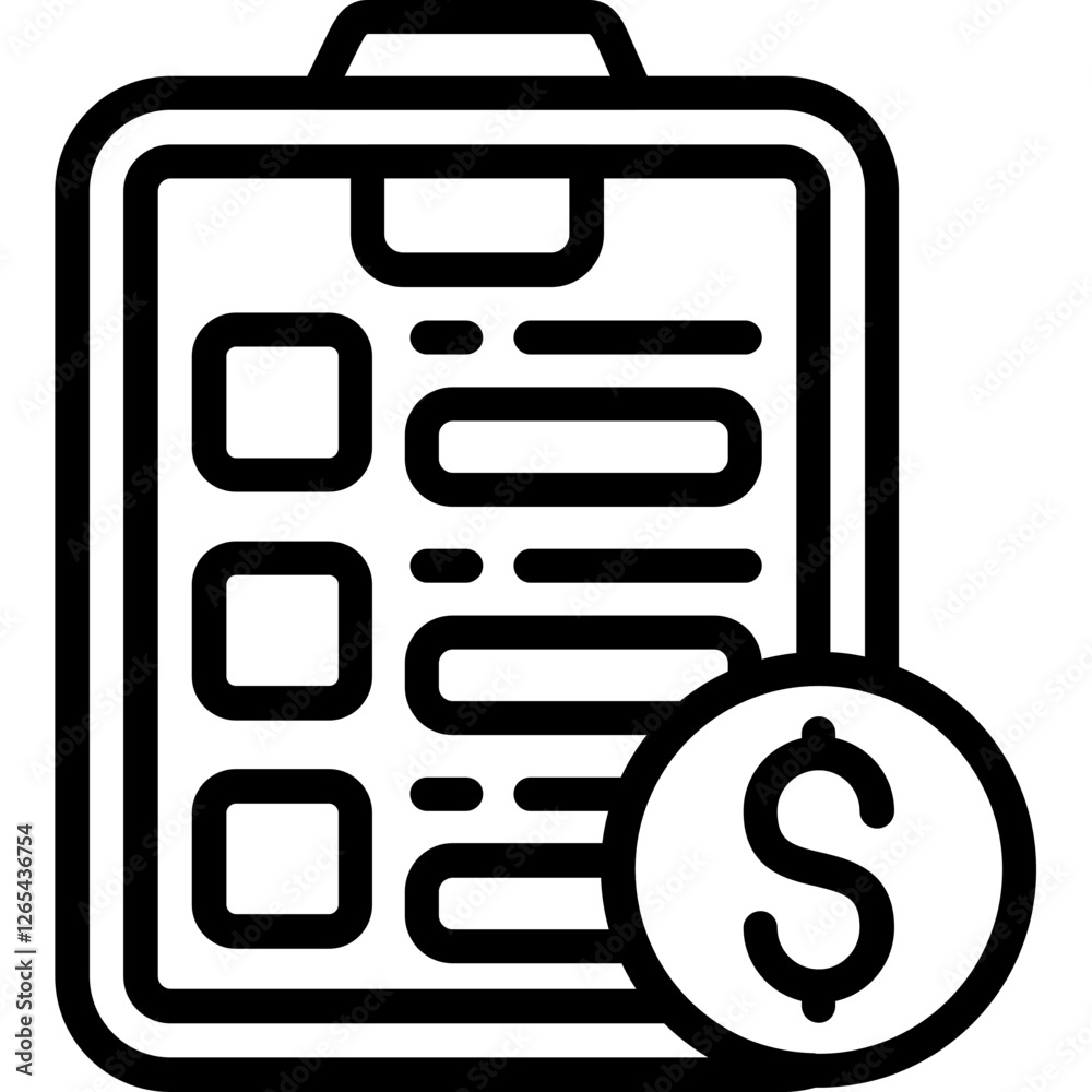 Invoice Generation Icon Invoice Generation Icon