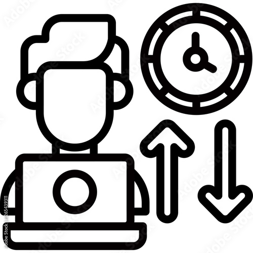 Overtime Calculation Icon