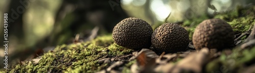 Truffle Treasure: Forest's Hidden Gem. Serene Still Life photo