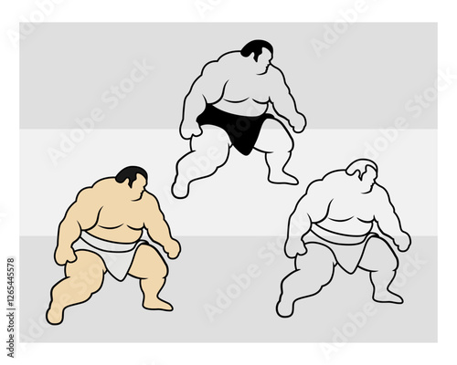 Sumo Wrestling SVG Silhouette Bundle, Sumo Wrestling Silhouette, Sumo Svg, Sports Svg, Sumo Outline Svg, Sumo Silhouette svg, Sumo Png, Wrestler Svg, Sumo Wrestling svg, Sumo Japan Sports, Cut Files