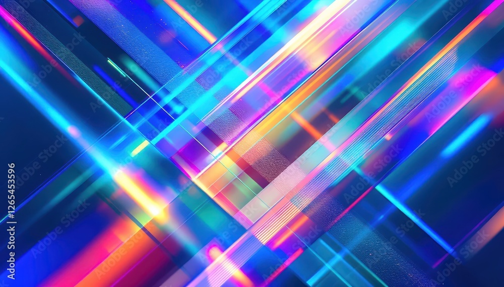 Vibrant Neon Lines Abstract Art Digital Wallpaper Vibrant Neon Lines Abstract Art Digital Wallpaper