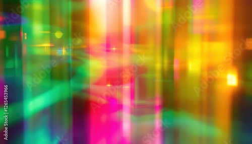 Vibrant Abstract Art Colorful Light Streaks Background Image