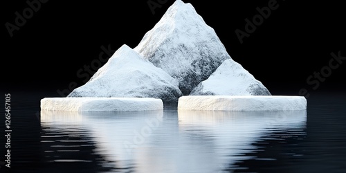 Iceberg Peaks: Majestic ice...