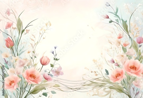 Blumen Hintergrund pastell