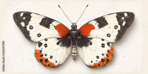 Striking Red-Spotted Butter...