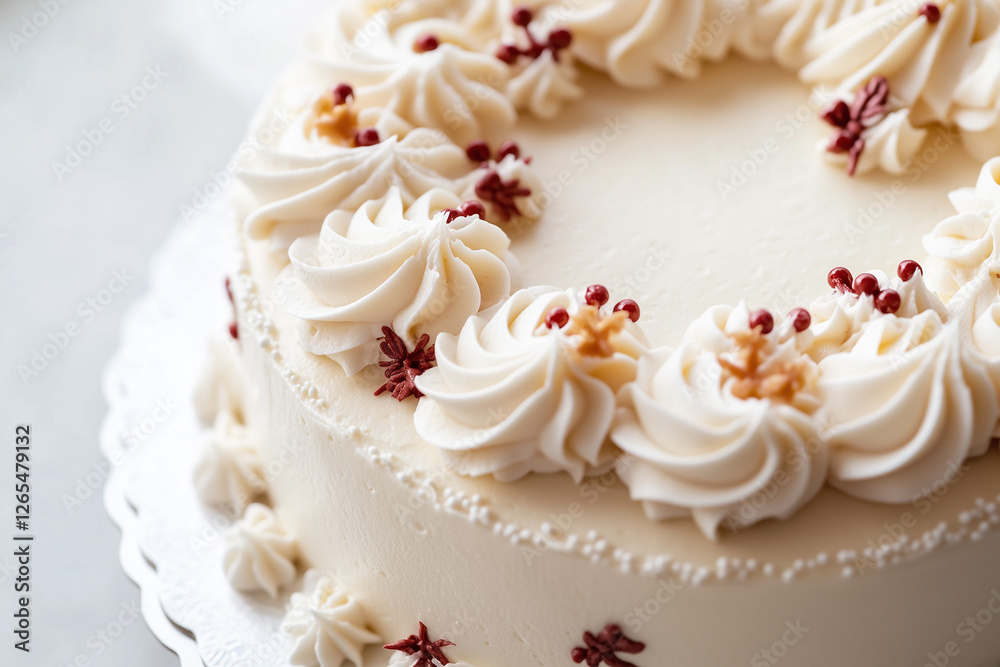 Selective focus white theme cake isolated on white background, Wedding cake on white background. Selective focus white theme cake isolated on white background, Wedding cake on white background.