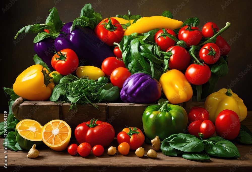 colorful array fresh produce showcasing nutritional benefits health ribbons vegetables fruits, salad, vitamins, greens, organic, harvest, diet, fiber colorful array fresh produce showcasing nutritional benefits health ribbons vegetables fruits, salad, vitamins, greens, organic, harvest, diet, fiber