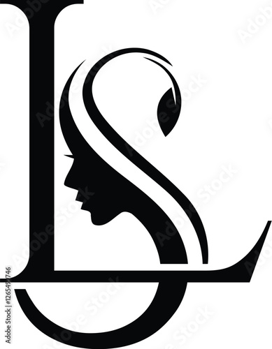 Vector LS beauty, Spa logo