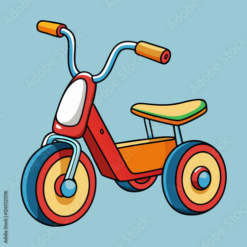 vintage bicycle vector illustration