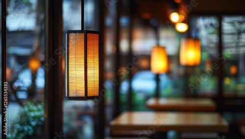 Warm Ambient Lighting in a Cozy Cafe