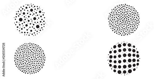 Set of Black ink blots with drops. Different handdrawn spray design elements. Paint ink splatter, stains set. Splash of paints with drops.