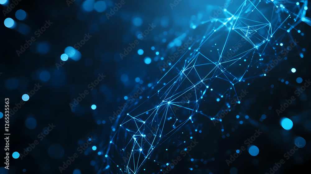 Tech-Inspired Abstract Network Tech-Inspired Abstract Network