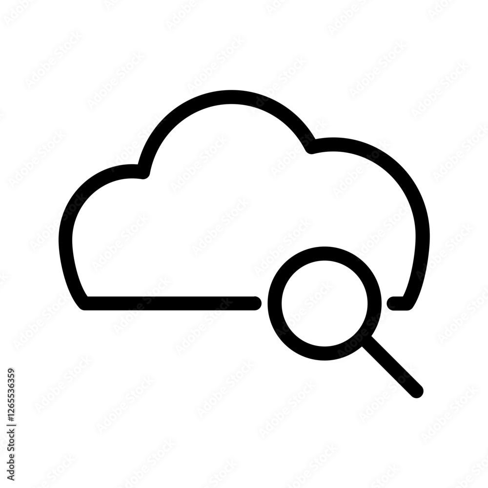 Cloud Lock Icon Cloud Lock Icon