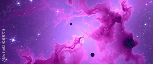 A detailed close-up wallpaper of a nebula, showcasing its intricate textures and vibrant colors, including shades of pink, purple, blue, and green, displayed in high definition, wi.
