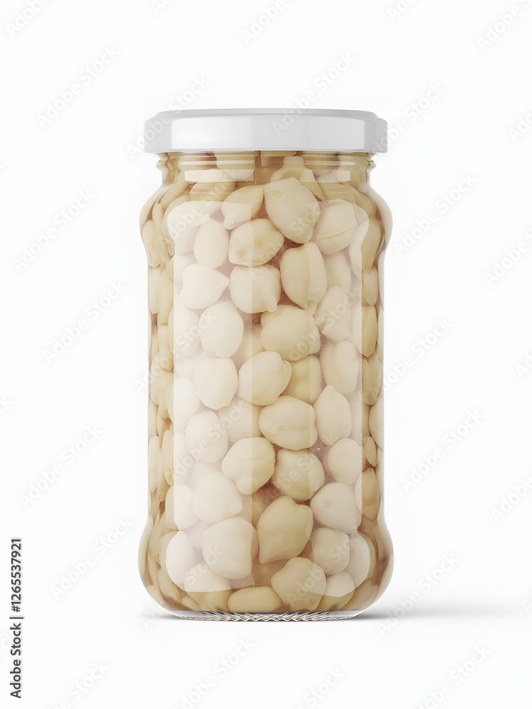 High-Quality Realistic 3D Render Glass Jar Mockups for Branding, Packaging Design, and Product, Empty Jars for Custom Labels High-Quality Realistic 3D Render Glass Jar Mockups for Branding, Packaging Design, and Product, Empty Jars for Custom Labels