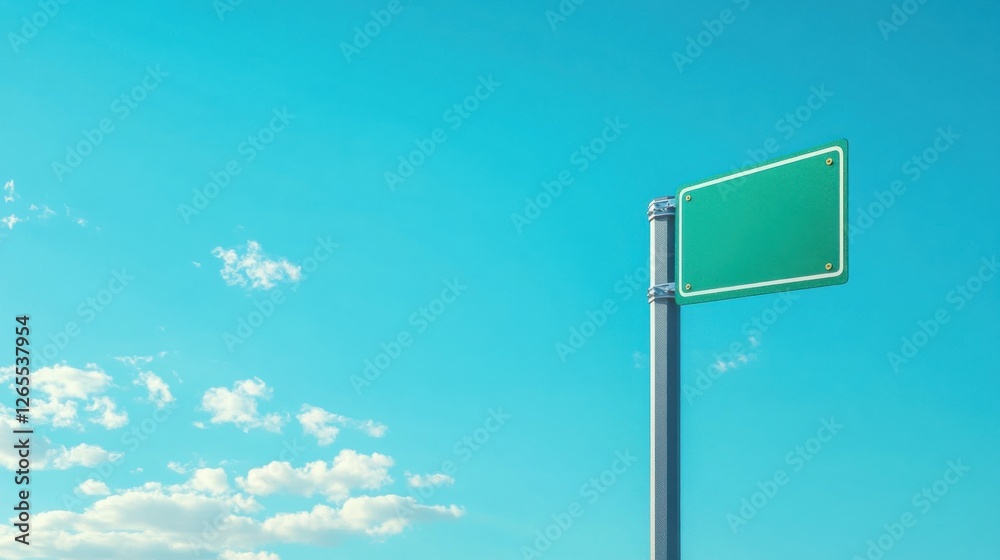 Miami Gardens Destination: Green Street Sign on Blue Sky Background Miami Gardens Destination: Green Street Sign on Blue Sky Background