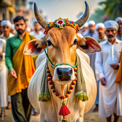 muslim tradition sacrificial animal cow for qurban
